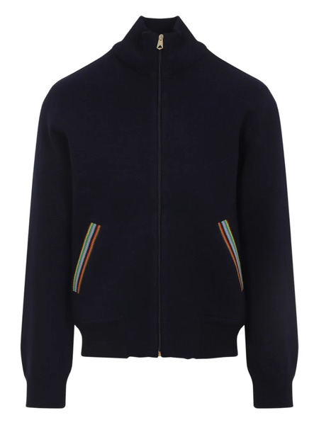  Paul Smith Zip-up Striped Jacket - Blue 