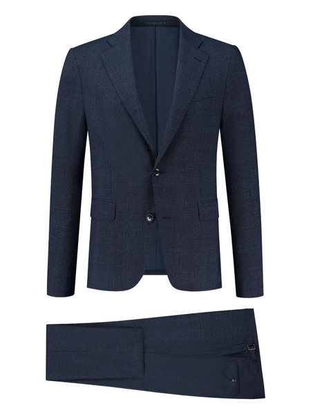  Paul Zeist Notched-lapel Single-breasted Suit - Blue 