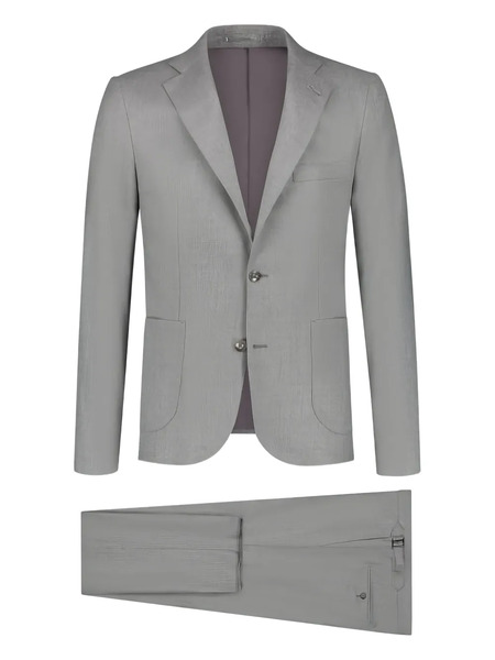 Paul Zeist Notched-lapel Single-breasted Suit - Grey 