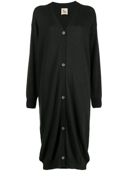 Paula Buttoned-up Knitted Dress - Green 