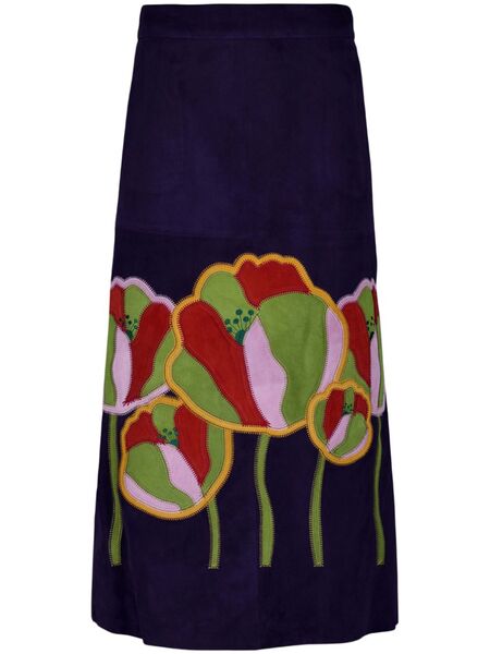  Paula Corvus Midi Skirt - Blue 