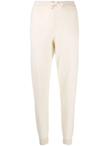  Paula Drawstring Cashmere Leggings - Neutrals 