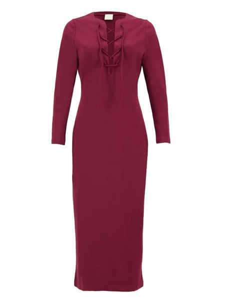  Paula Eros Midi Dress - Red 