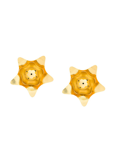  Paula Mendoza Kogi Flower Earrings - Metallic 