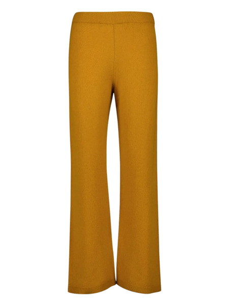  Paula Nanna Wide-leg Knitted Trousers - Yellow 