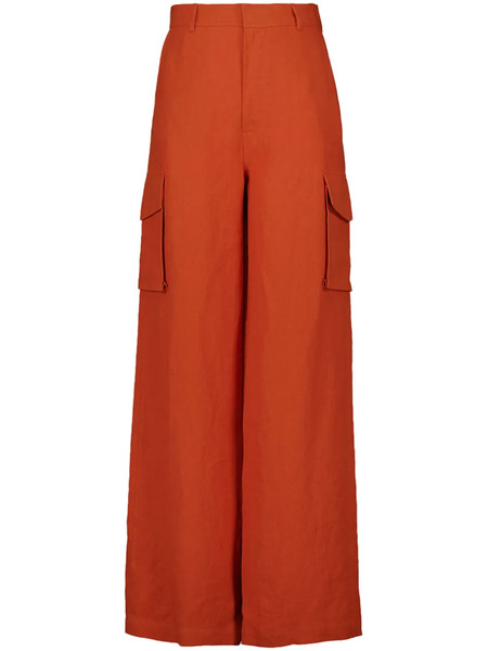  Paula Saguaro Linen Trousers - Red 