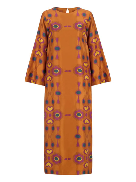  Paula Shirley Maxi Dress - Brown 