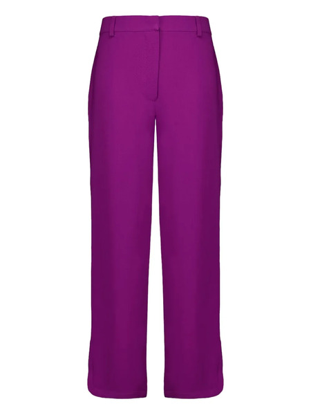  Paula Side-slits Trousers - Purple 