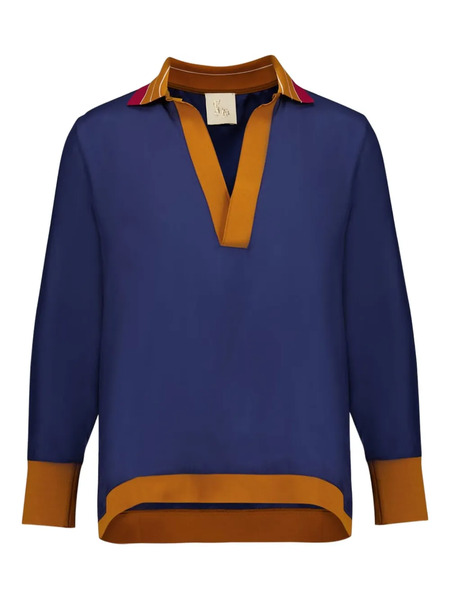  Paula Silk Shirt - Blue 