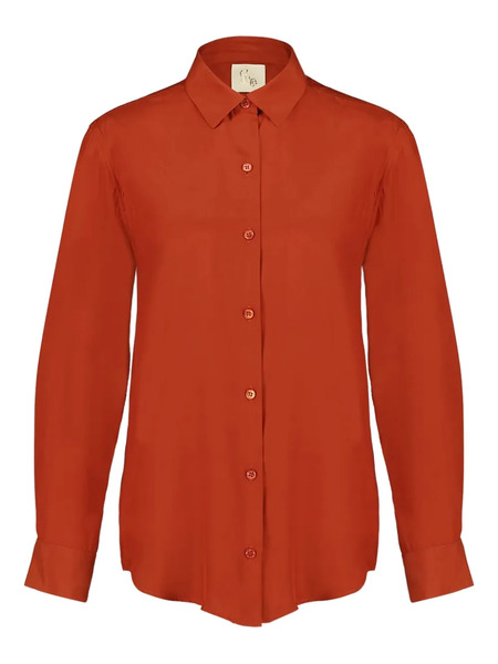  Paula Silk Shirt - Red 