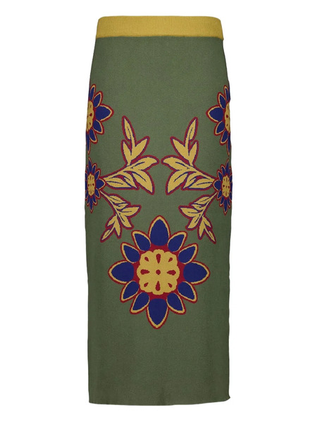  Paula Spar Midi Skirt - Green 