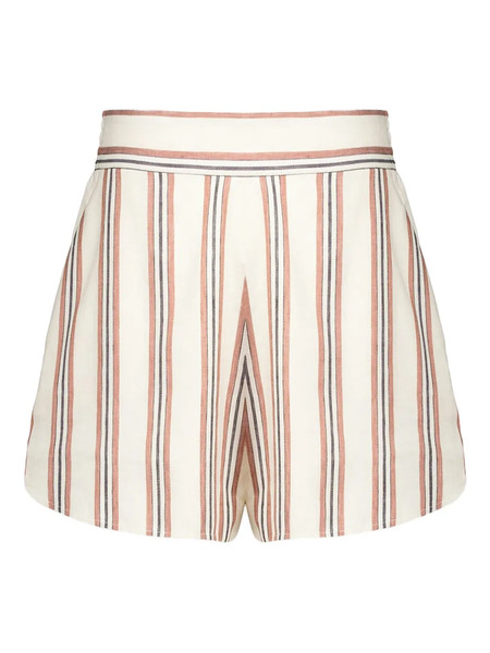 Paula Striped Shorts - Neutrals 