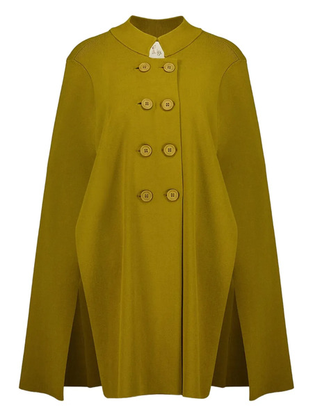  Paula Two-buttoned Cape - Green 