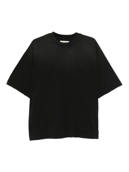  Paura Costa Distressed T-shirt - Black 