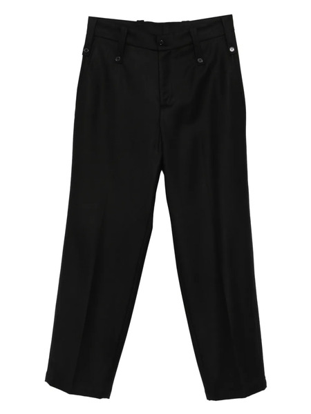  Paura Kyros Button-fastening Trousers - Black 
