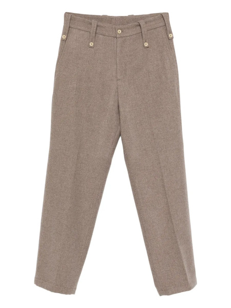  Paura Kyros Button-fastening Trousers - Grey 