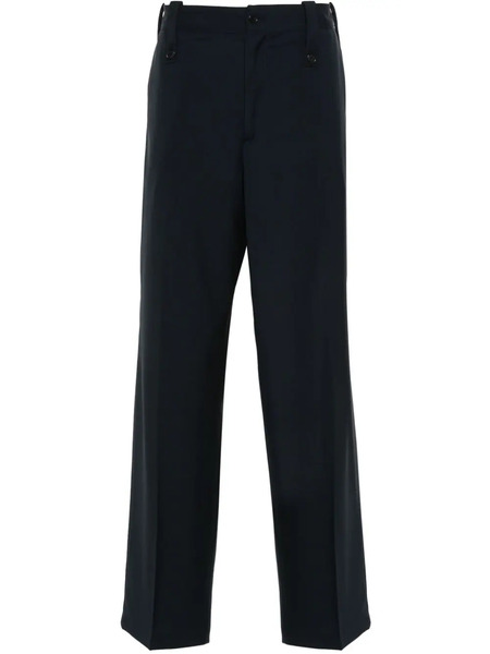  Paura Kyros Wool Tailored Trousers - Blue 
