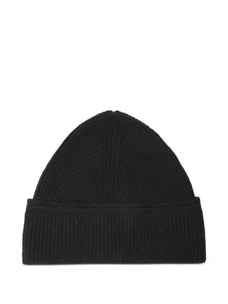  Paura Ribbed Beanie - Black 