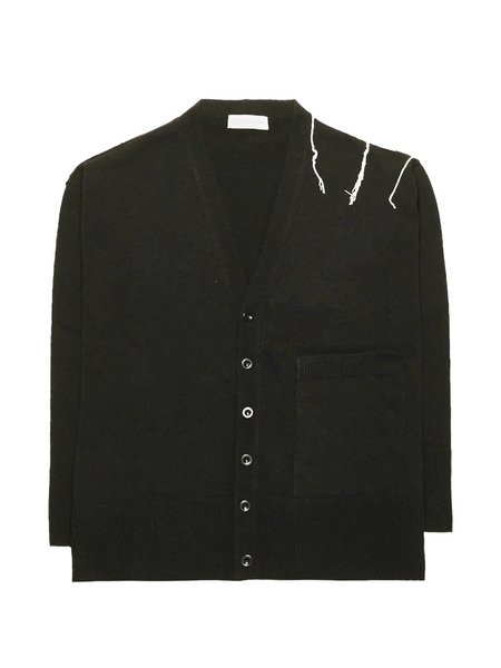  Paura Rimini Patch-pocket Cardigan - Black 
