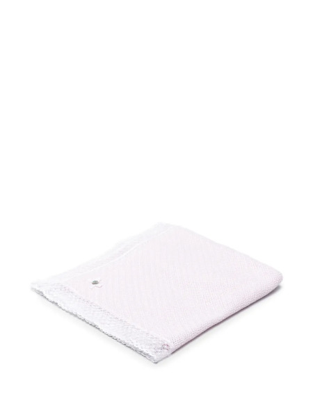  Paz Rodriguez Alaia Lace-trim Blanket - Pink 