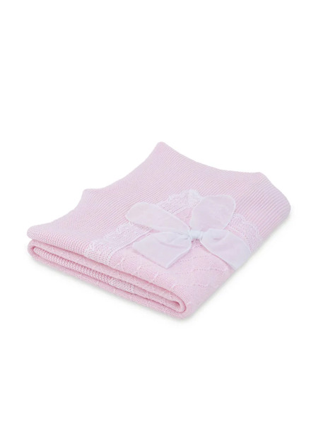  Paz Rodriguez Bow-detailing Blanket - Pink 