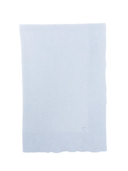  Paz Rodriguez Espuma V26 Knitted-pattern Blanket - Blue 