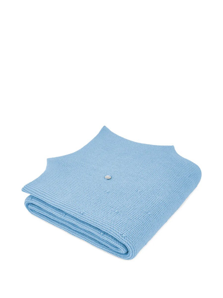  Paz Rodriguez Knitted Blanket - Blue 
