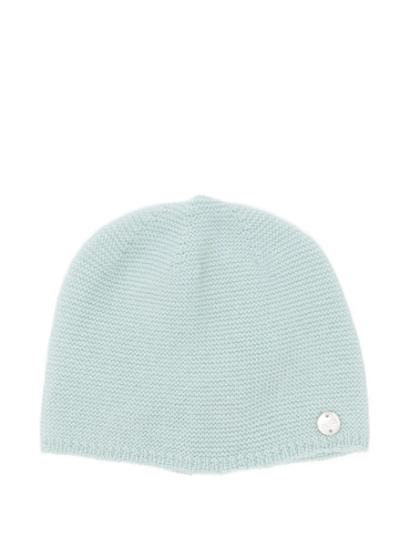  Paz Rodriguez Knitted Logo-plaque Beanie - Blue 