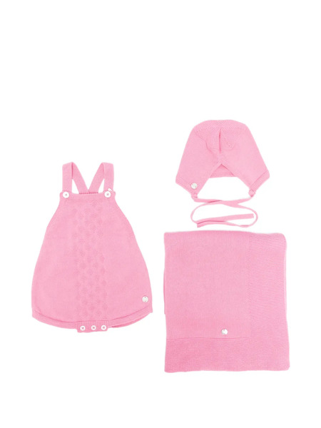  Paz Rodriguez Knitted Shoties Set - Pink 