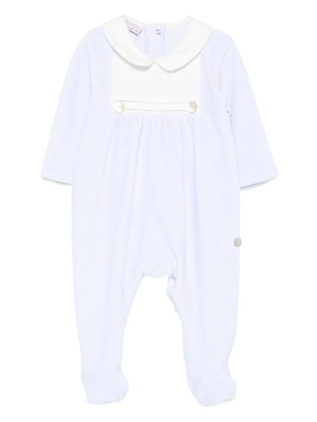  Paz Rodriguez Peter-pan Collar Babygrow - Blue 