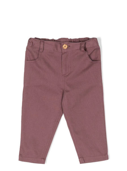  Paz Rodriguez Slim-cut Chino Trousers - Purple 