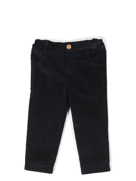  Paz Rodriguez Slim-cut Corduroy Trousers - Blue 