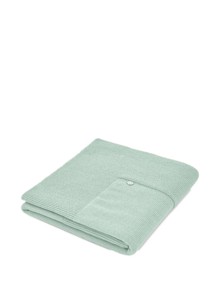  Paz Rodriguez Textured-detail Blanket - Green 