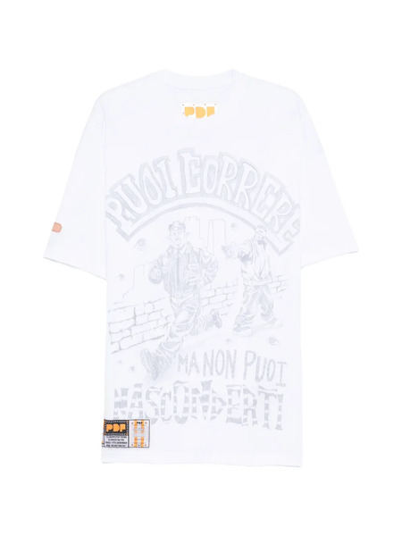  Pdf Graphic Print T-shirt - White 
