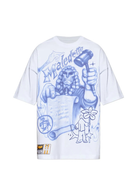  Pdf Graphic T-shirt - White 