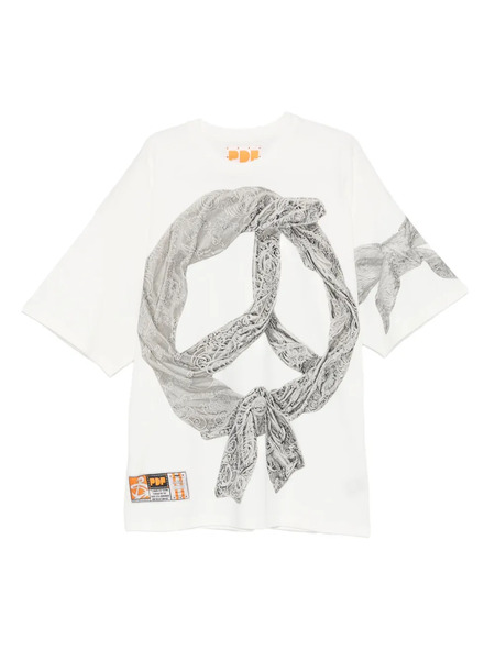  Pdf Peace-symbol T-shirt - White 