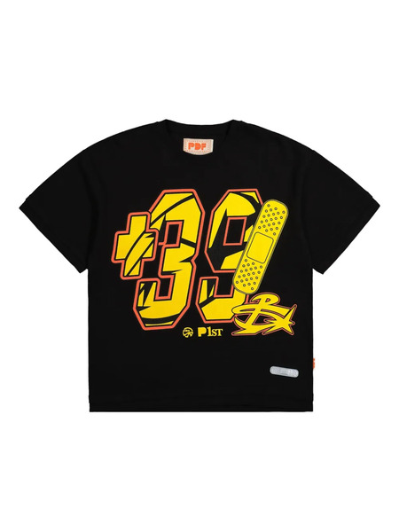  Pdf 39 Waffle T-shirt - Black 