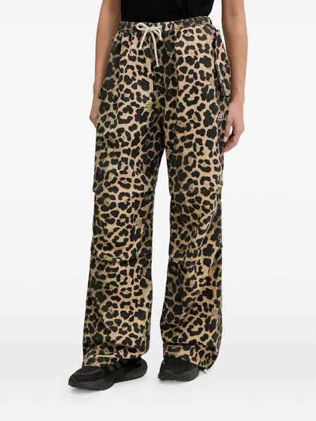  P.e Nation Discovery Leopard-print Trousers - Neutrals 