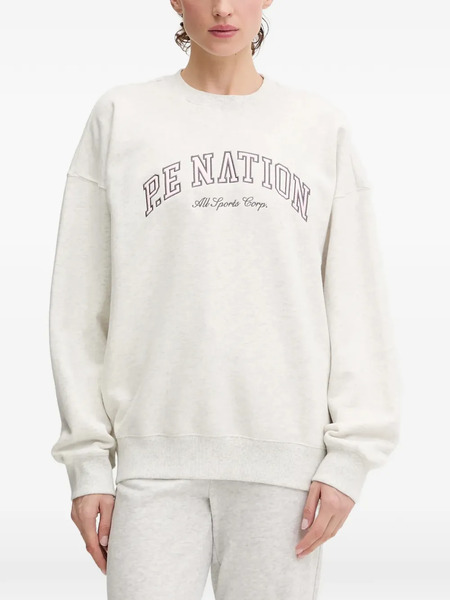  P.e Nation Logo-detail Sweatshirt - Grey 