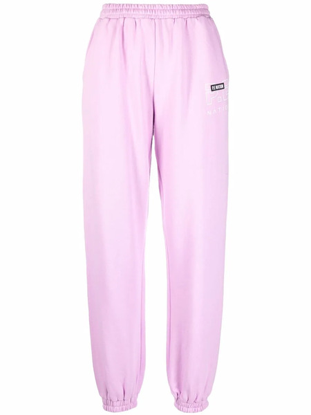  P.e Nation Logo-patch Track Pants - Purple 