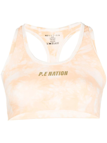  P.e Nation Tie-die Sports Bra - Orange 
