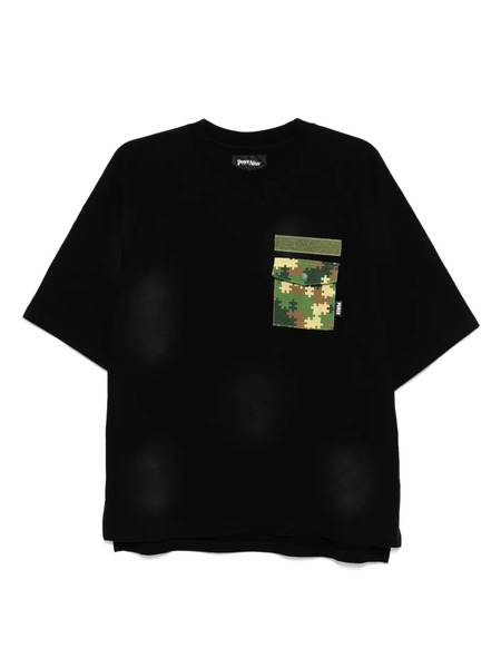  Peace And After Logo-patch T-shirt - Black 