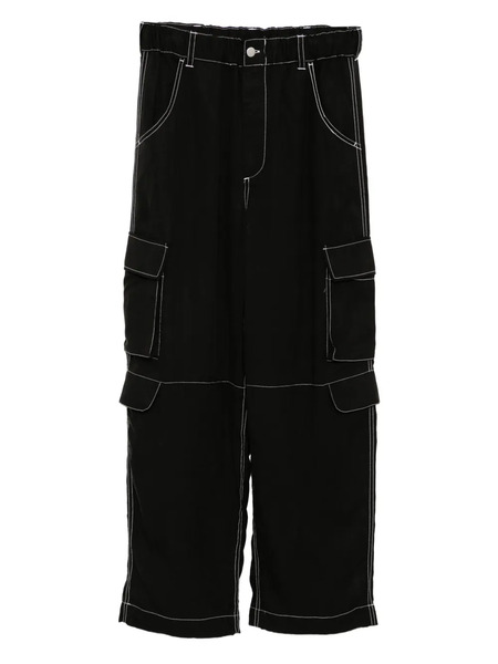  Peace And After Wide-leg Trousers - Black 