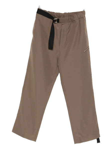  Peacemaker Oamc Belted-waist Side-pocket Trousers - Brown 