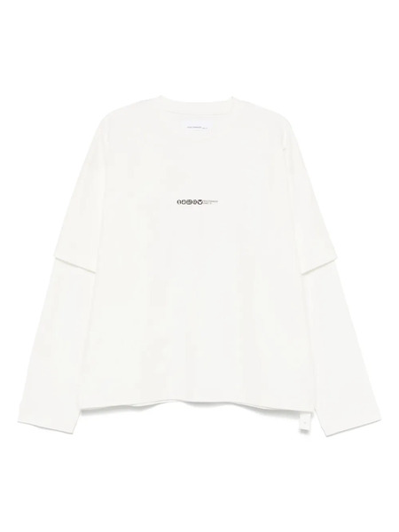  Peacemaker Oamc Painted Double-layer T-shirt - White 