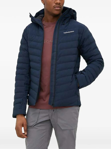  Peak Performance Hooded Padded Jacket - Blue 