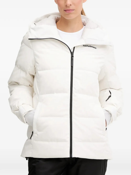  Peak Performance Shred Hooded Padded Skiwear - White 