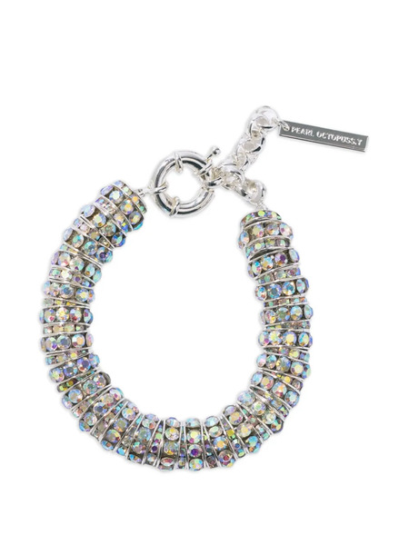  Pearl Octopuss. Y Embellished Chain Bracelet - Silver 