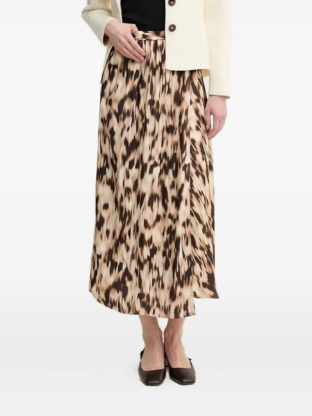  Pedro Del Hierro Elastic-waist Printed Skirt - Brown 