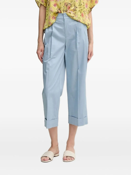  Pedro Del Hierro Pleated-front Trousers - Blue 